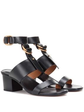 Chloe Kingsley Chic Block Heel Gladiators Strappy Ankle Sandal Size 39